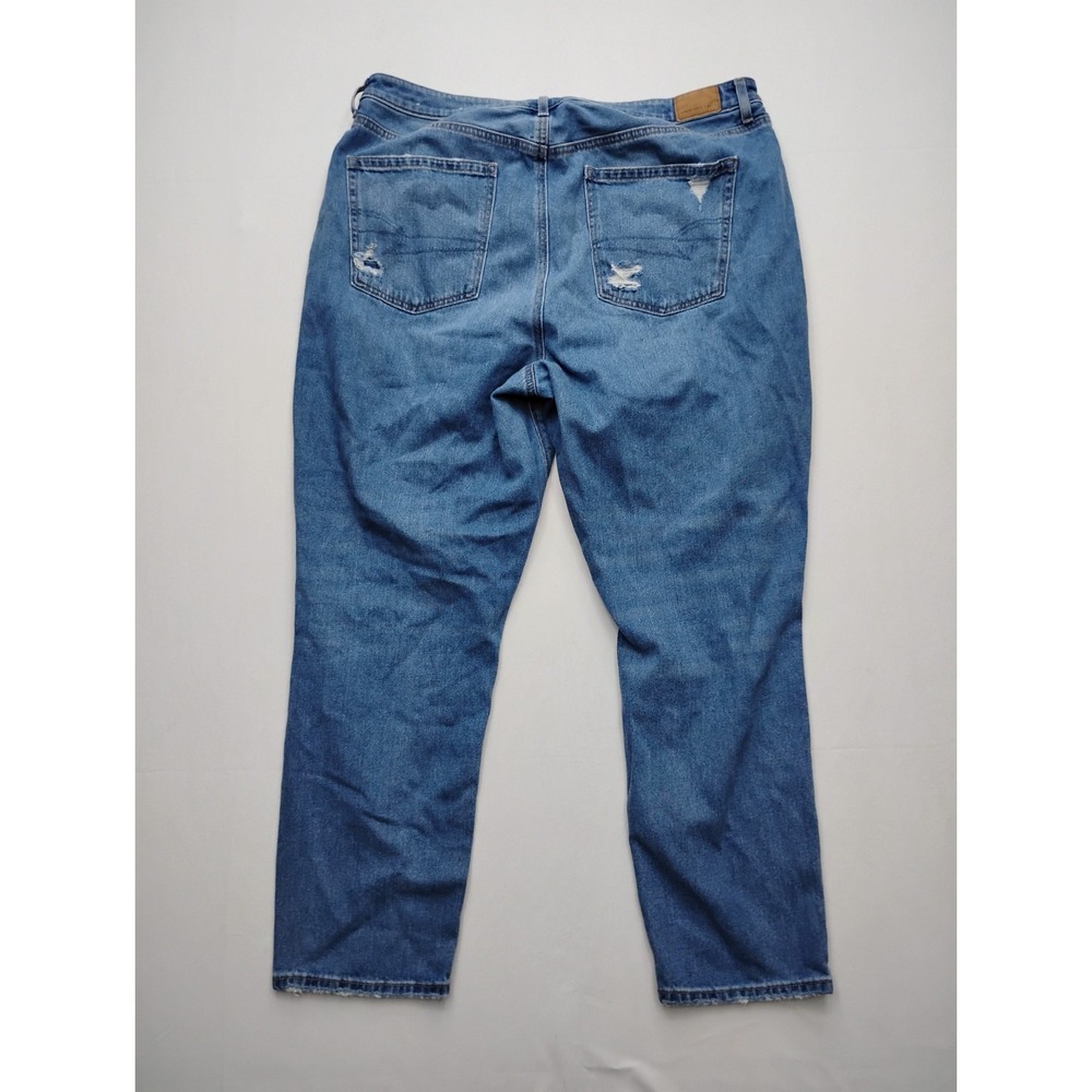 American Eagle Mom Jean Next Level Stretch Womens 18 Blue Denim High Rise 38x28 - Picture 11 of 12